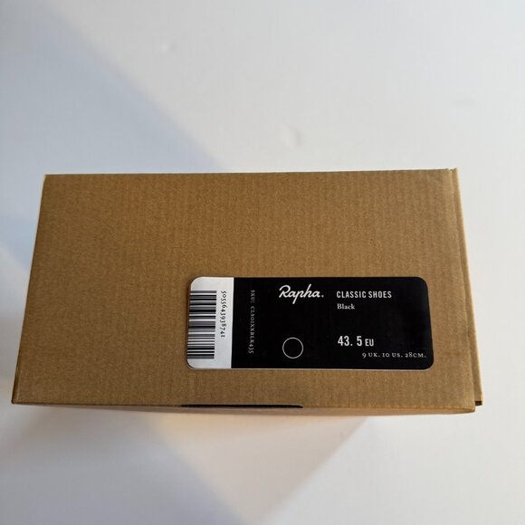 RAPHA Classic Road Cycling Shoes Black - 43.5 EU / US 10 – NEW